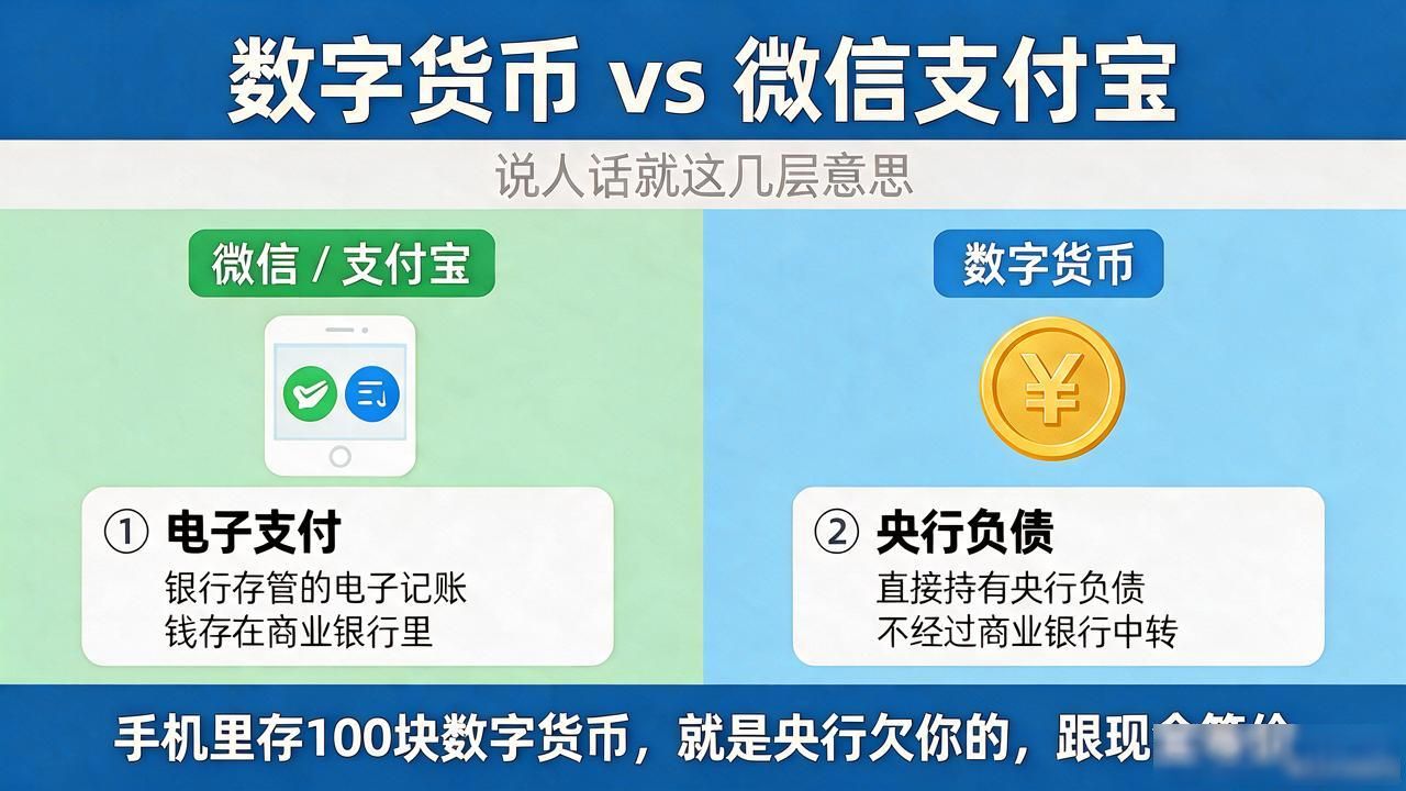 听了一圈还是没搞懂？数字货币这个概念说人话就这几层意思