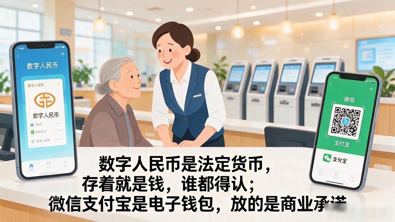 数字人民币推得越来越快，咱普通人真没必要跟着干着急