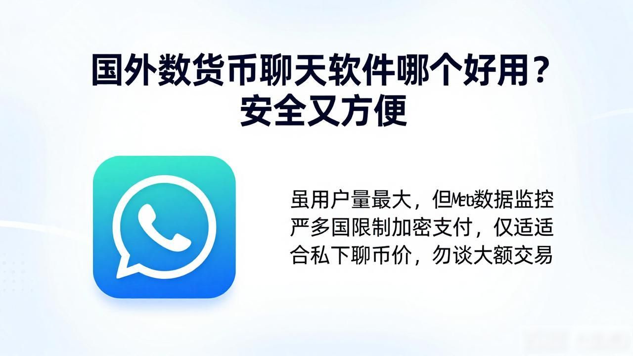 国外数字货币聊天软件哪个好用？安全又方便