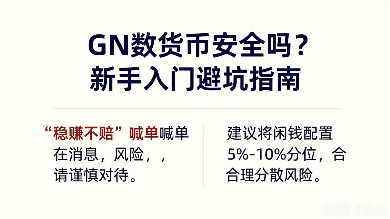 GN数字货币安全吗？新手入门避坑指南