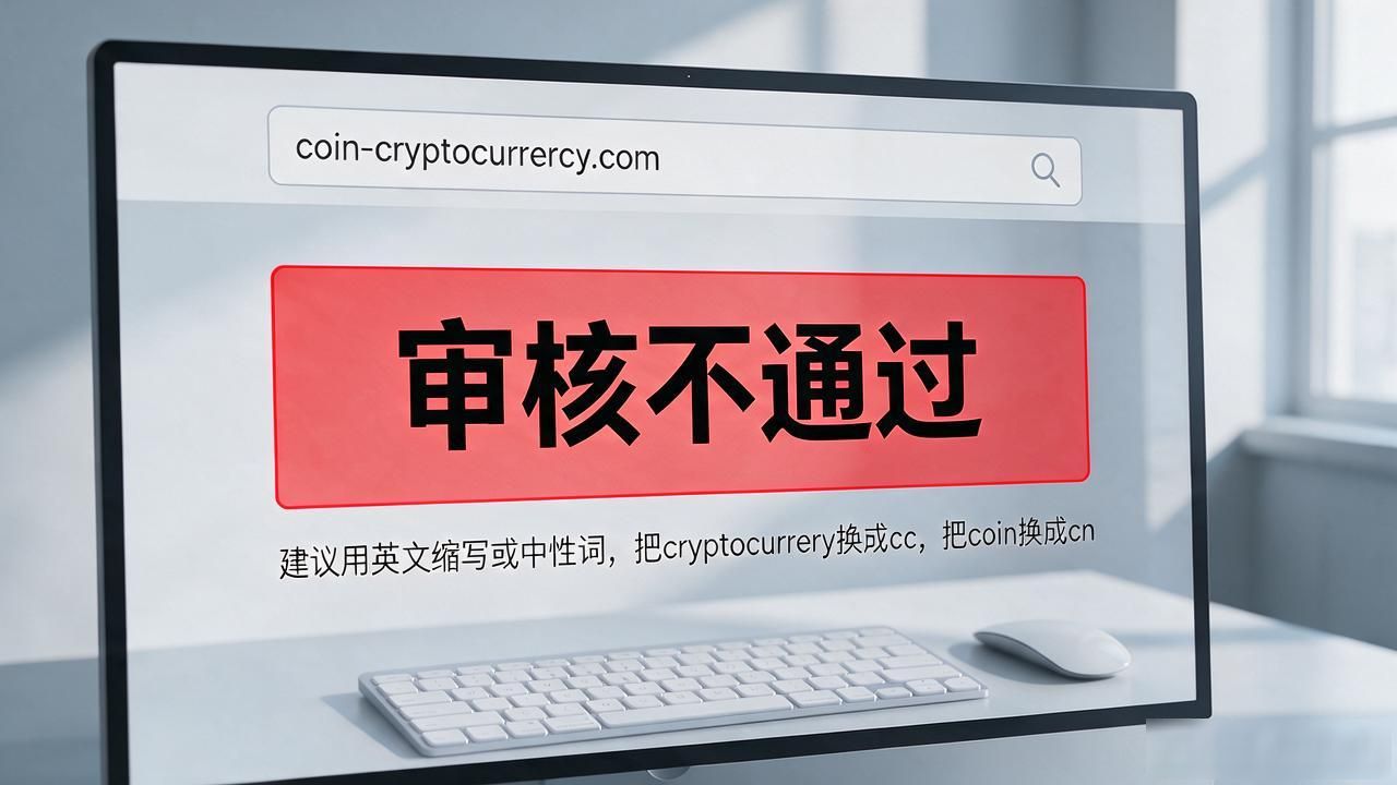 有人拿数字货币做域名吗？能注册，但审核、风控、合规三道坎绕不开